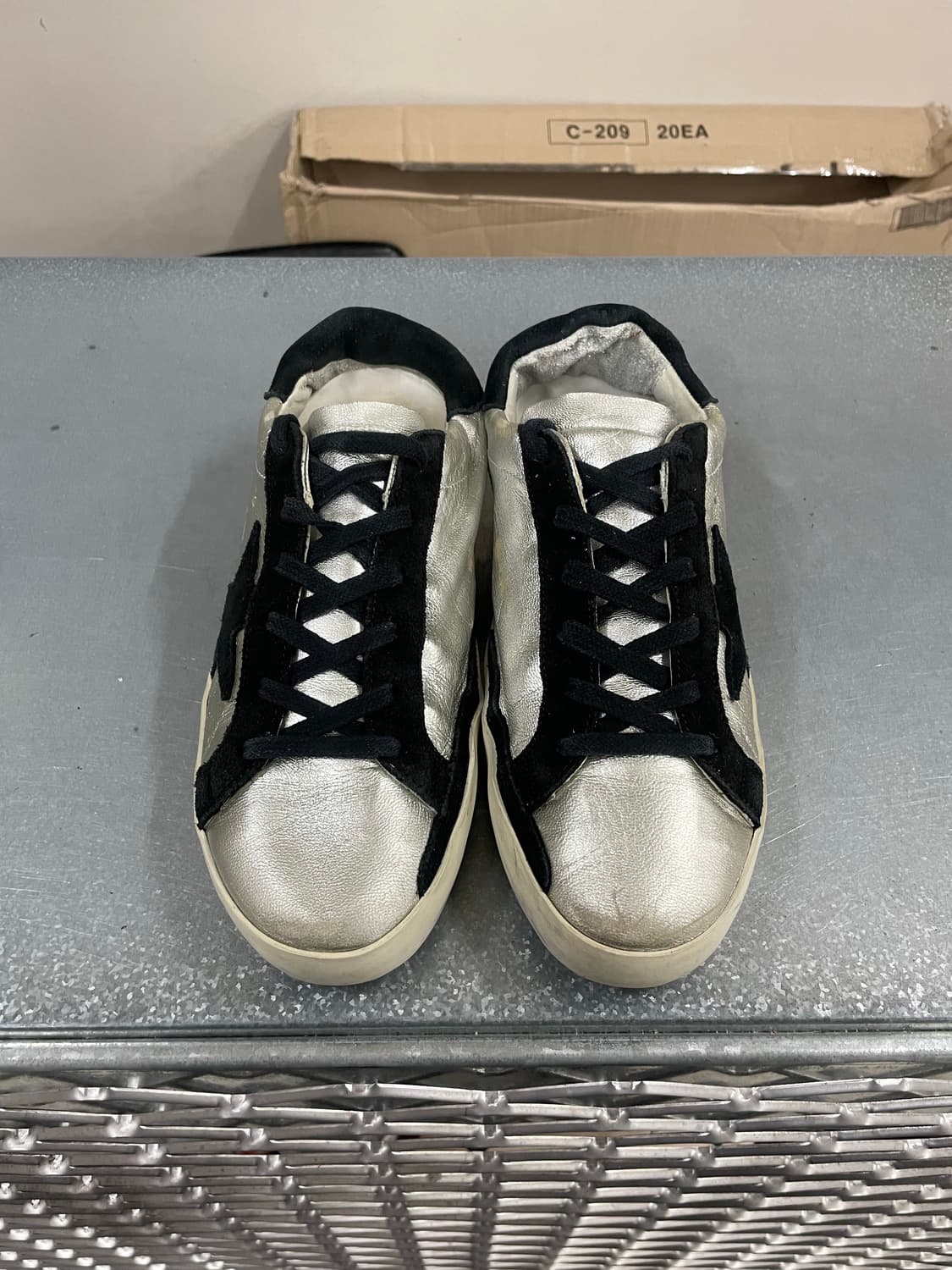 골든구스 슈퍼스타 실버블랙 250 상품이미지5