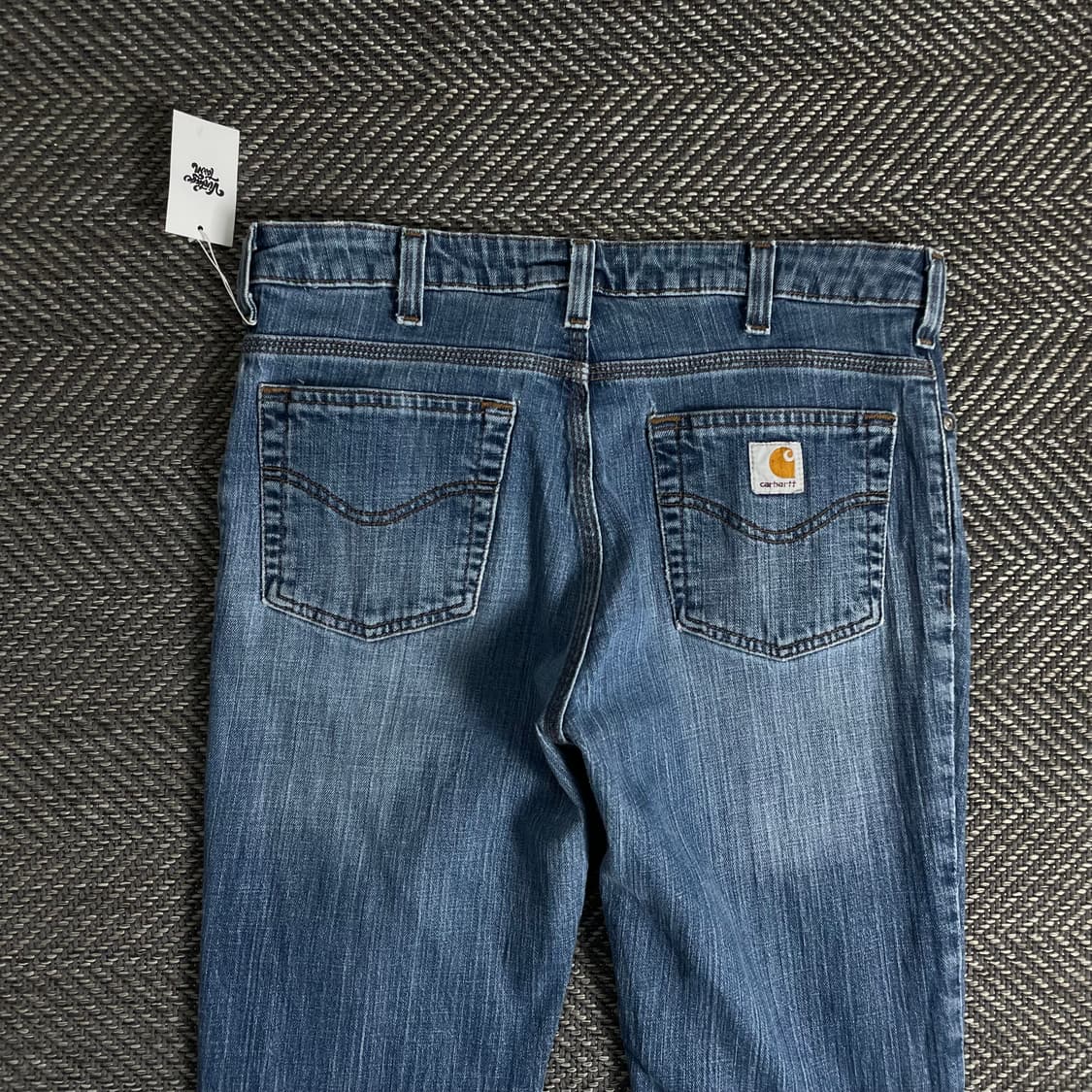 칼하트 오리지날 포켓 로고 데님 팬츠o 3238 상품이미지2