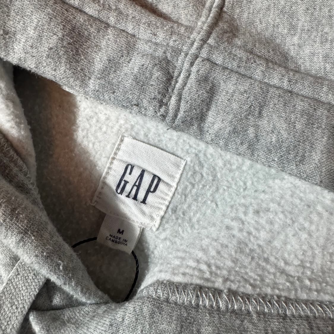GAP 그레이 블랙 로고 후디  상품이미지3