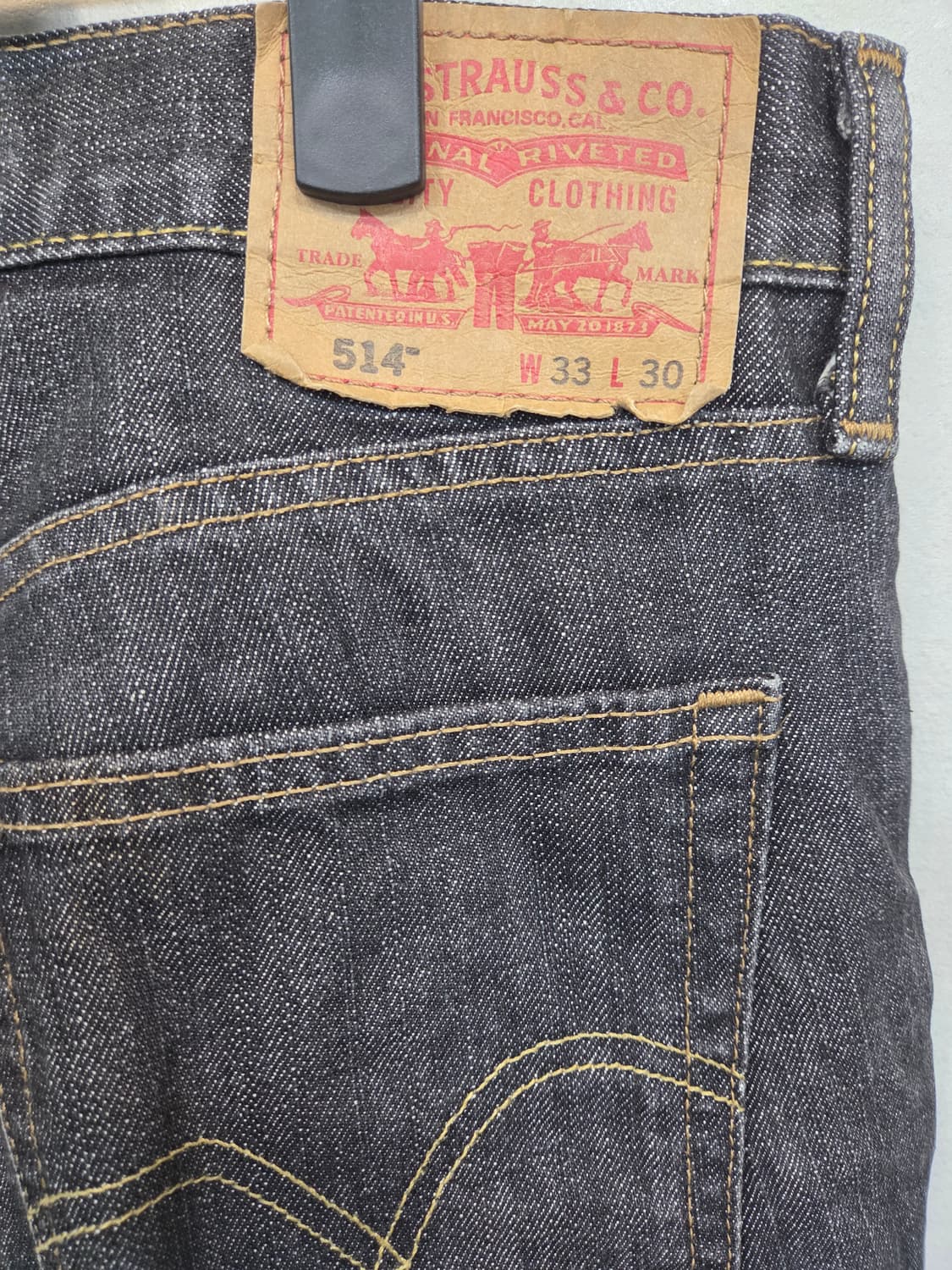 리바이스 슬림 스트레이트 514 데님팬츠 33 상품이미지3