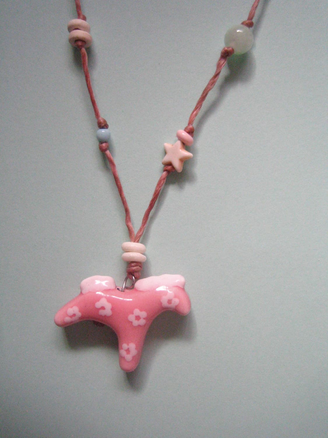 pink candy horse necklace 핑크 캔디 홀스 목걸이 상품이미지4