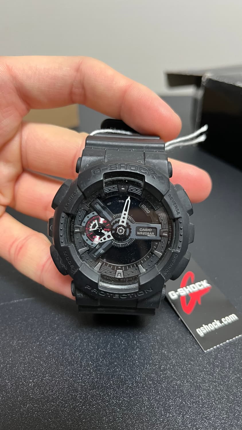 카시오 지샥 ga 110 블랙 풀박 상품이미지1