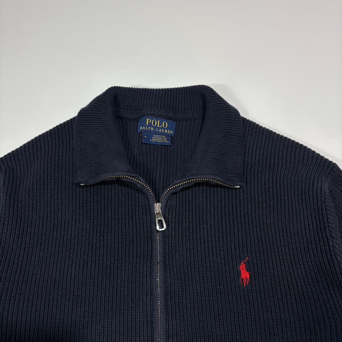 폴로 랄프로렌 블랙 투웨이 니트 집업 상품이미지3