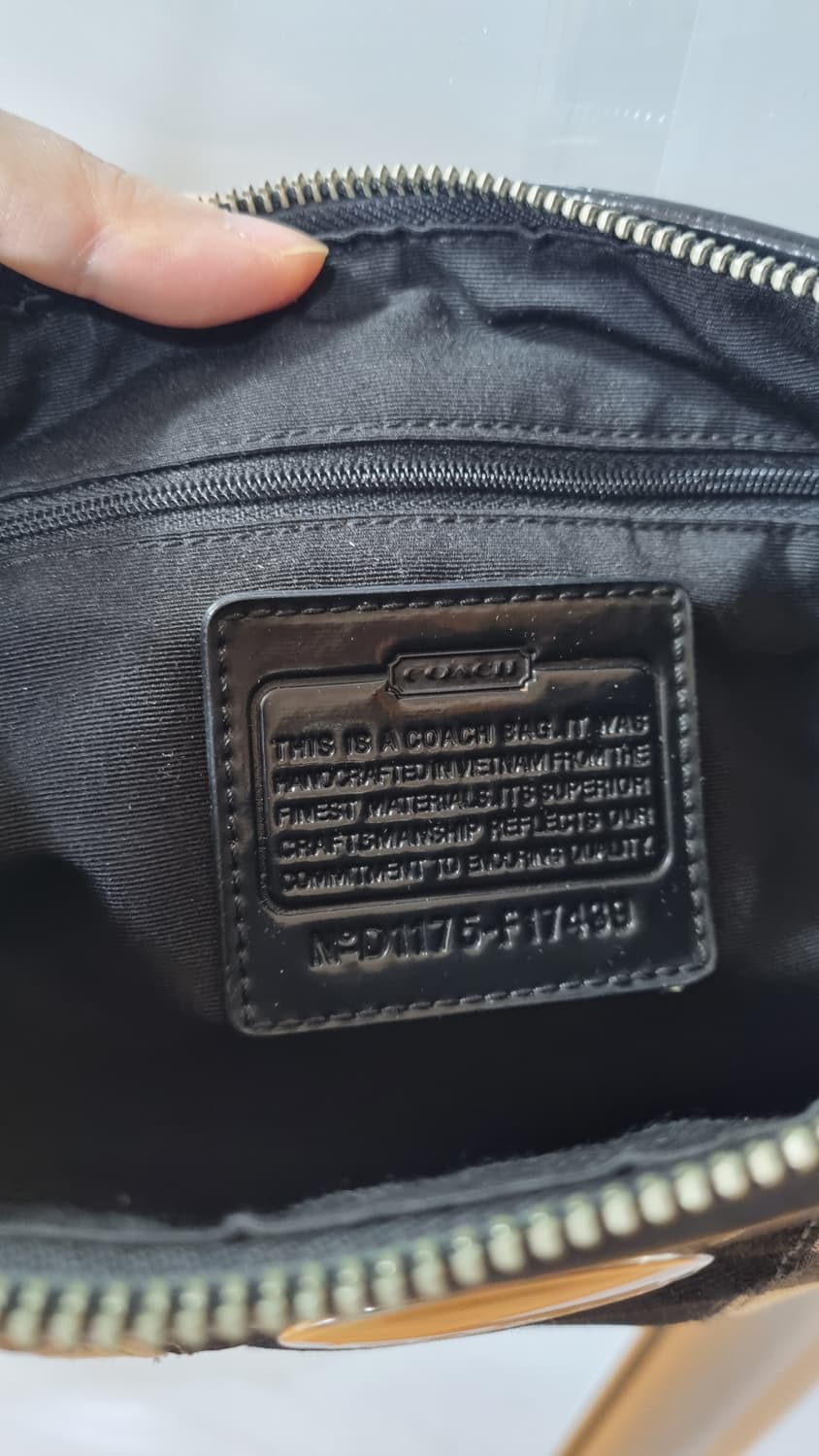 코치 시그니처 블랙 숄더백 히메 갸루 y2k 빈티지코치 올드코치 상품이미지8