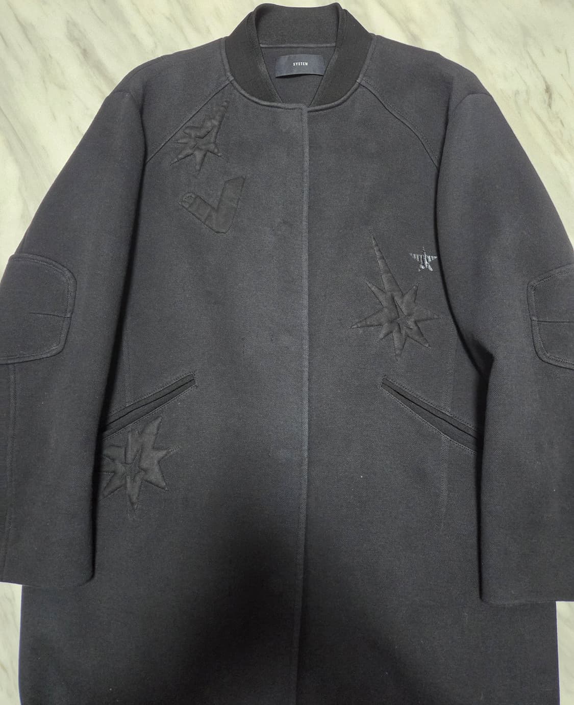 시스템 자수패치 항공 코트 상품이미지3