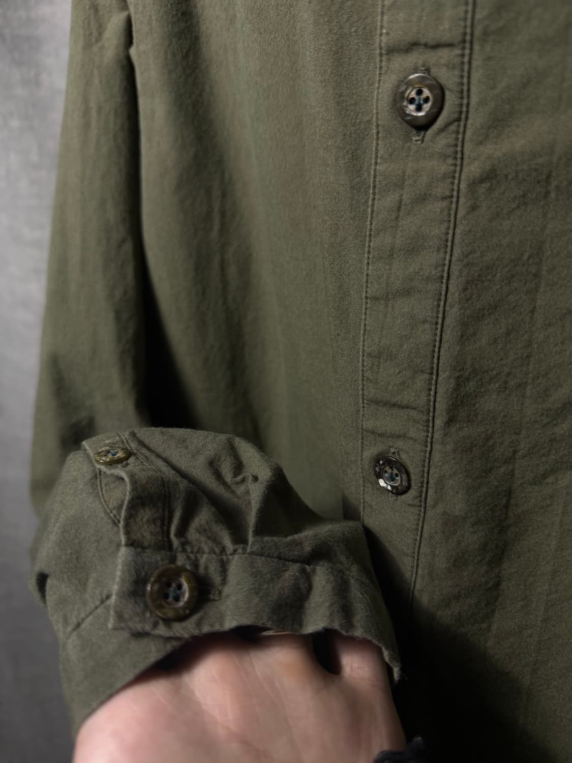 Aleksandr Manamis Band Collar Shirt  상품이미지7