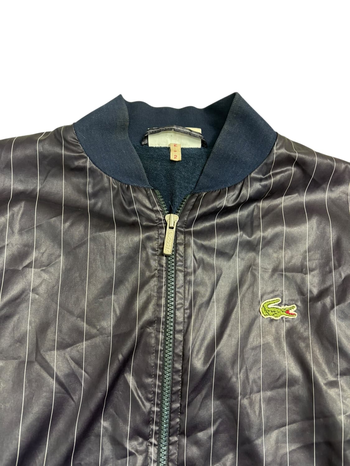 라코스테 스트라이프 봄버 자켓 상품이미지4