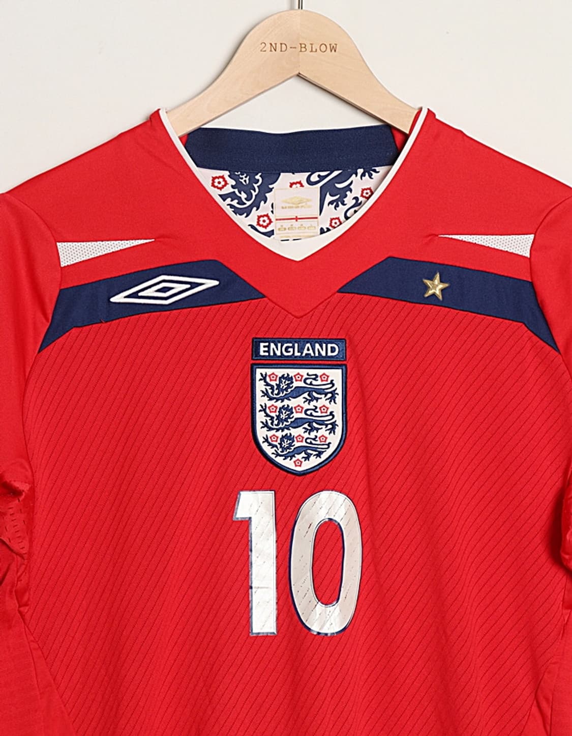 UMBRO ENGLAND 2008-2010 Away OWEN 상품이미지2