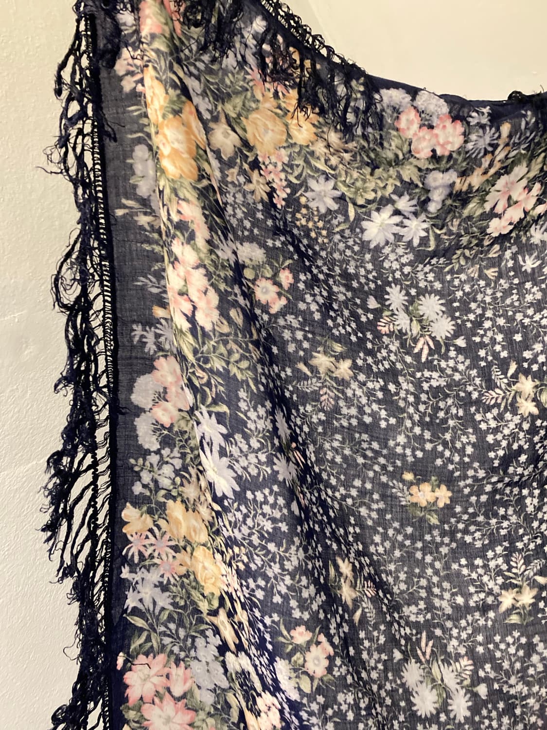 빈티지 플라워 테슬 패브릭 상품이미지2