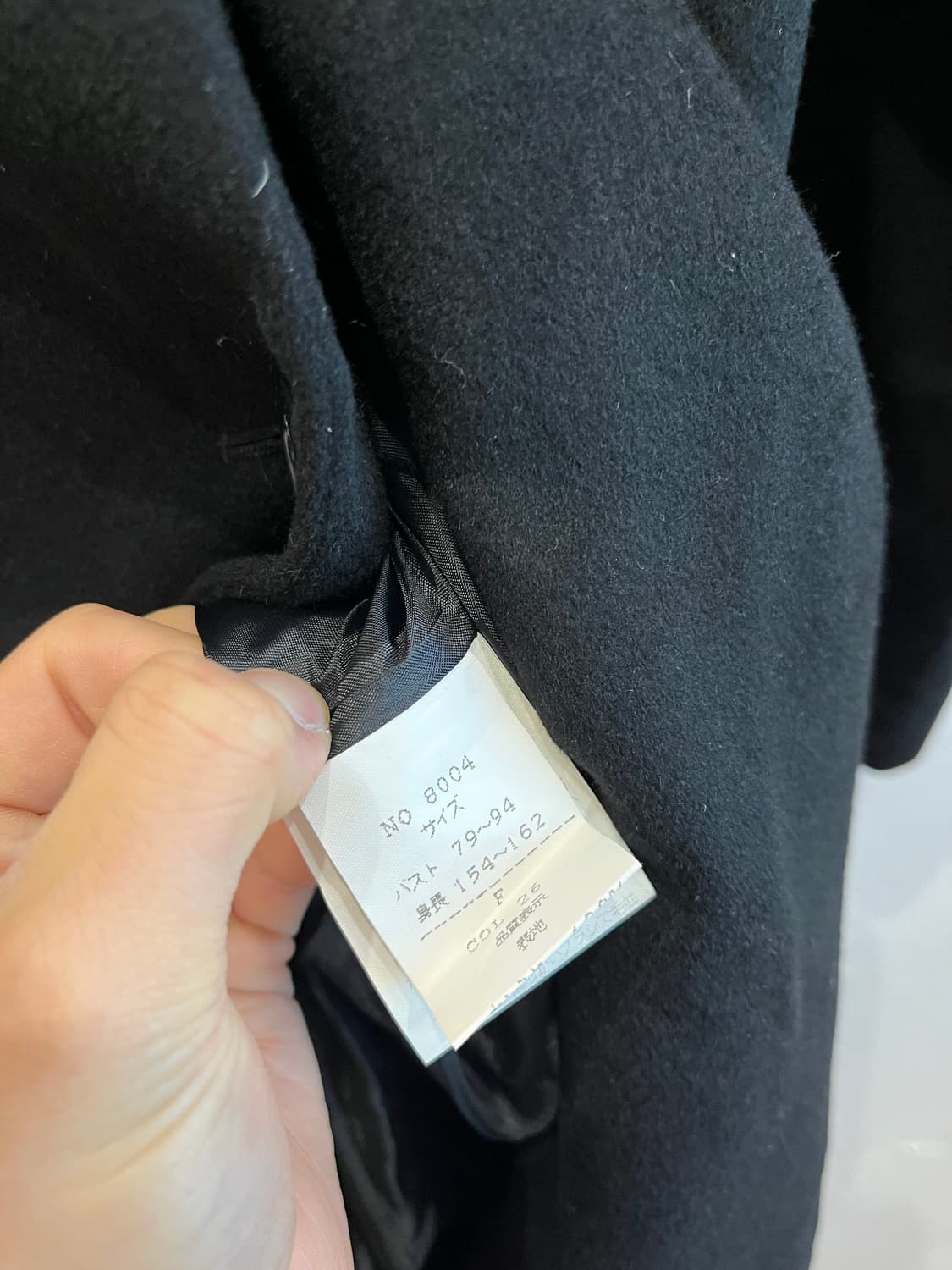 캐시미어100% 발마칸 코트 우먼즈  상품이미지5