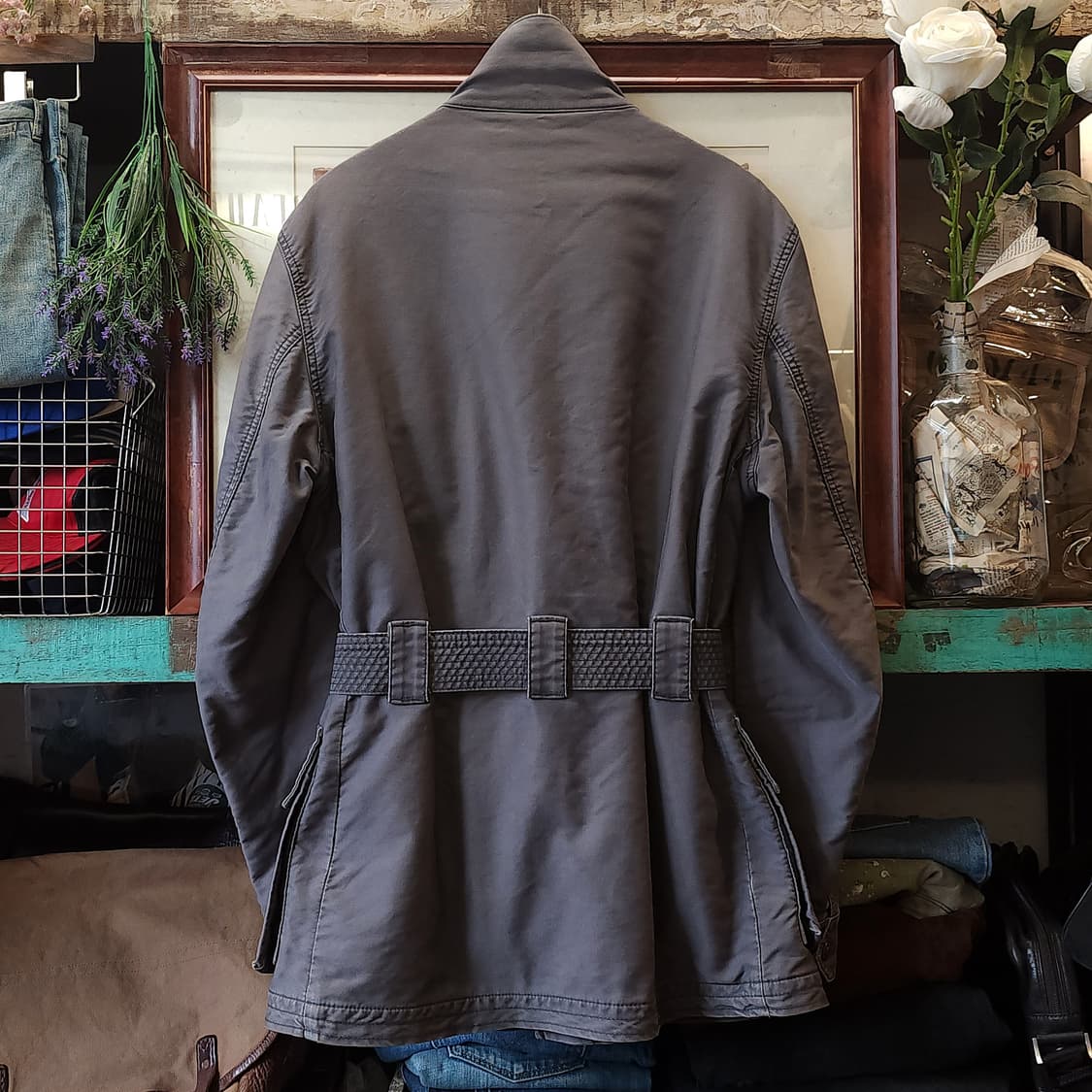 켈빈클라인 벨트 바이커 자켓 바이크 라이더자켓 오토바이자켓 / Xl 상품이미지3