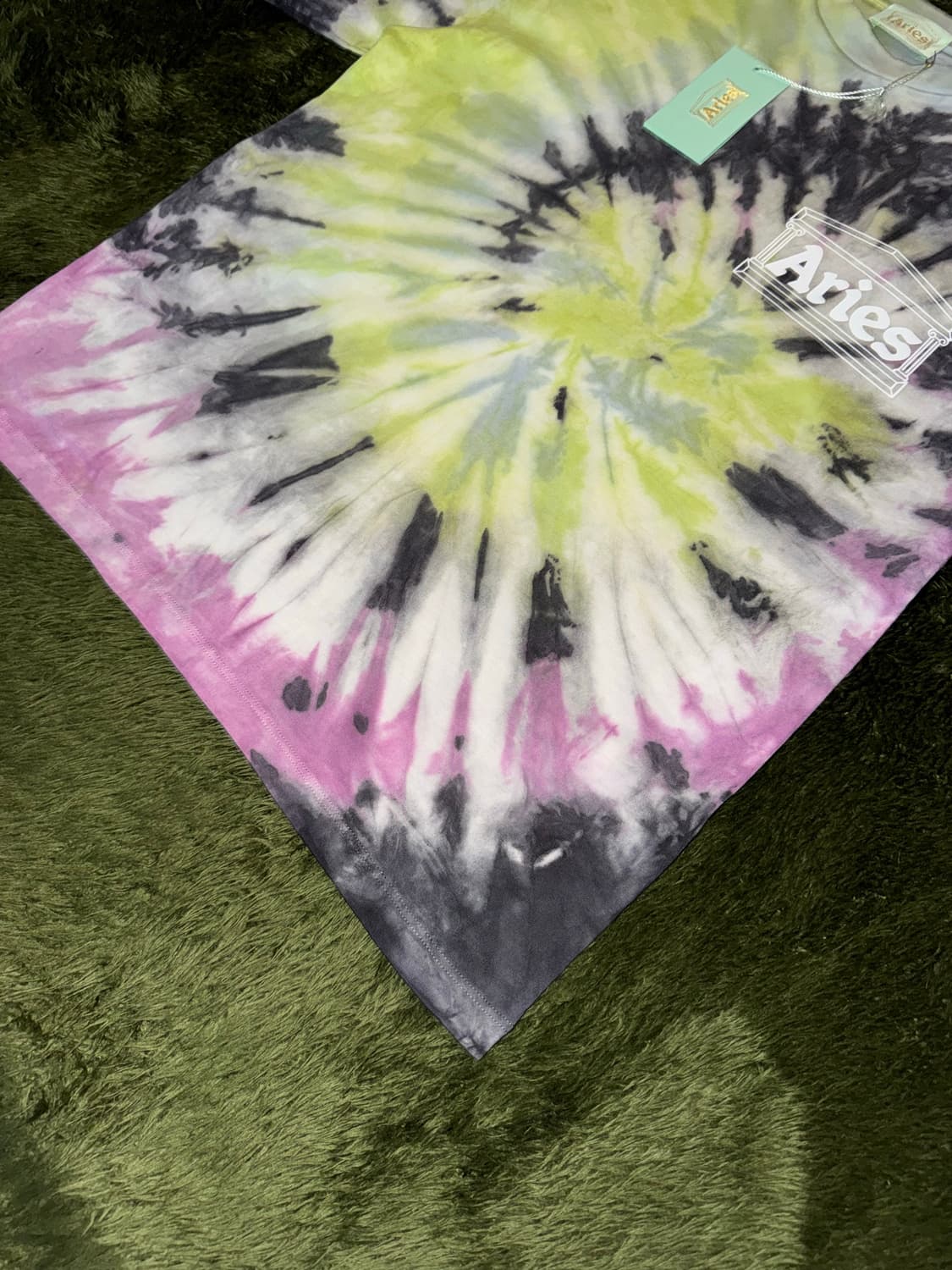 [S] Aries 애리즈 Made in Italy 타이다이 템플 티셔츠 상품이미지5