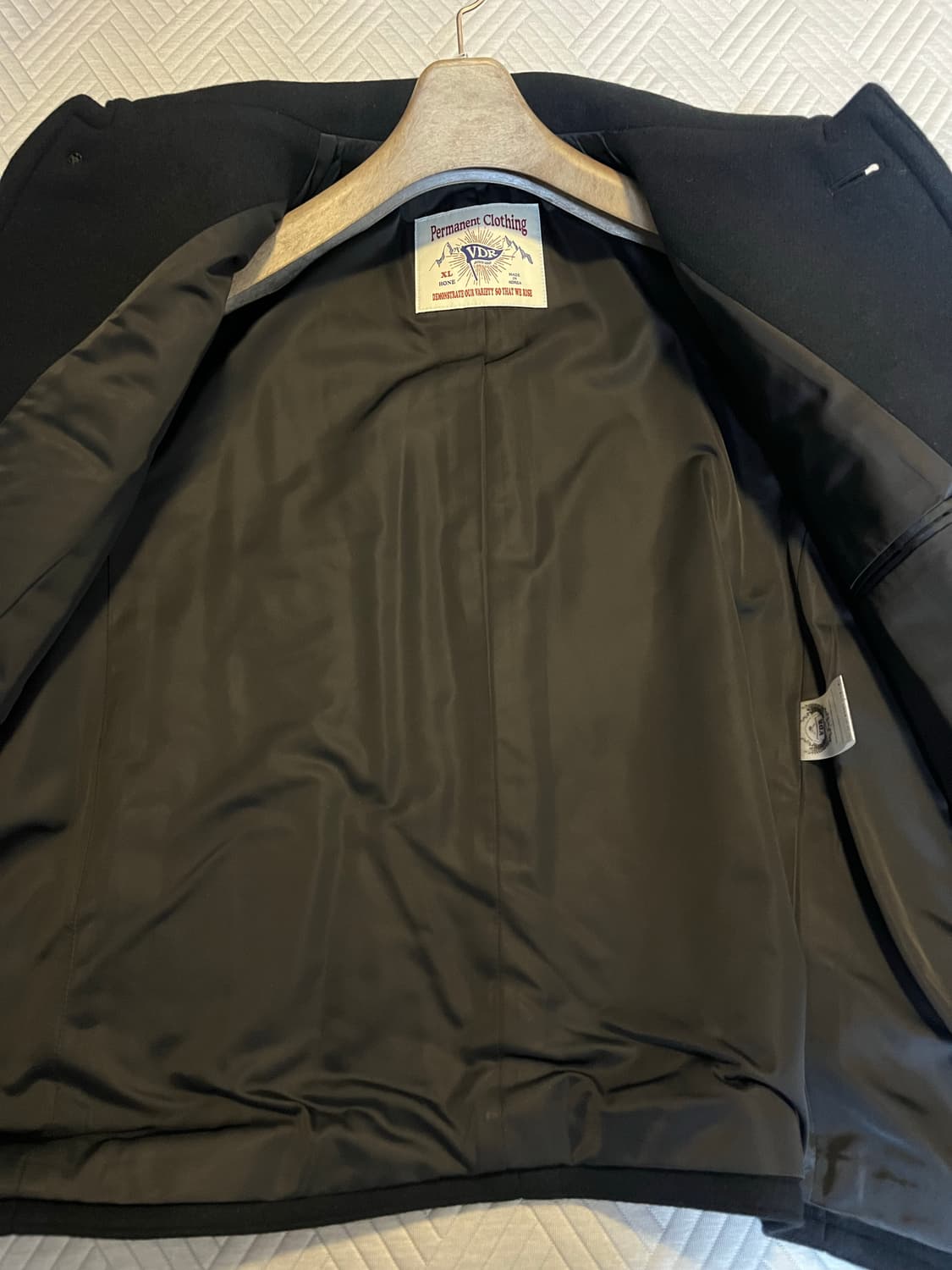VDR VIRGIN WOOL 숏코트 [Black Night] 새상품 상품이미지5