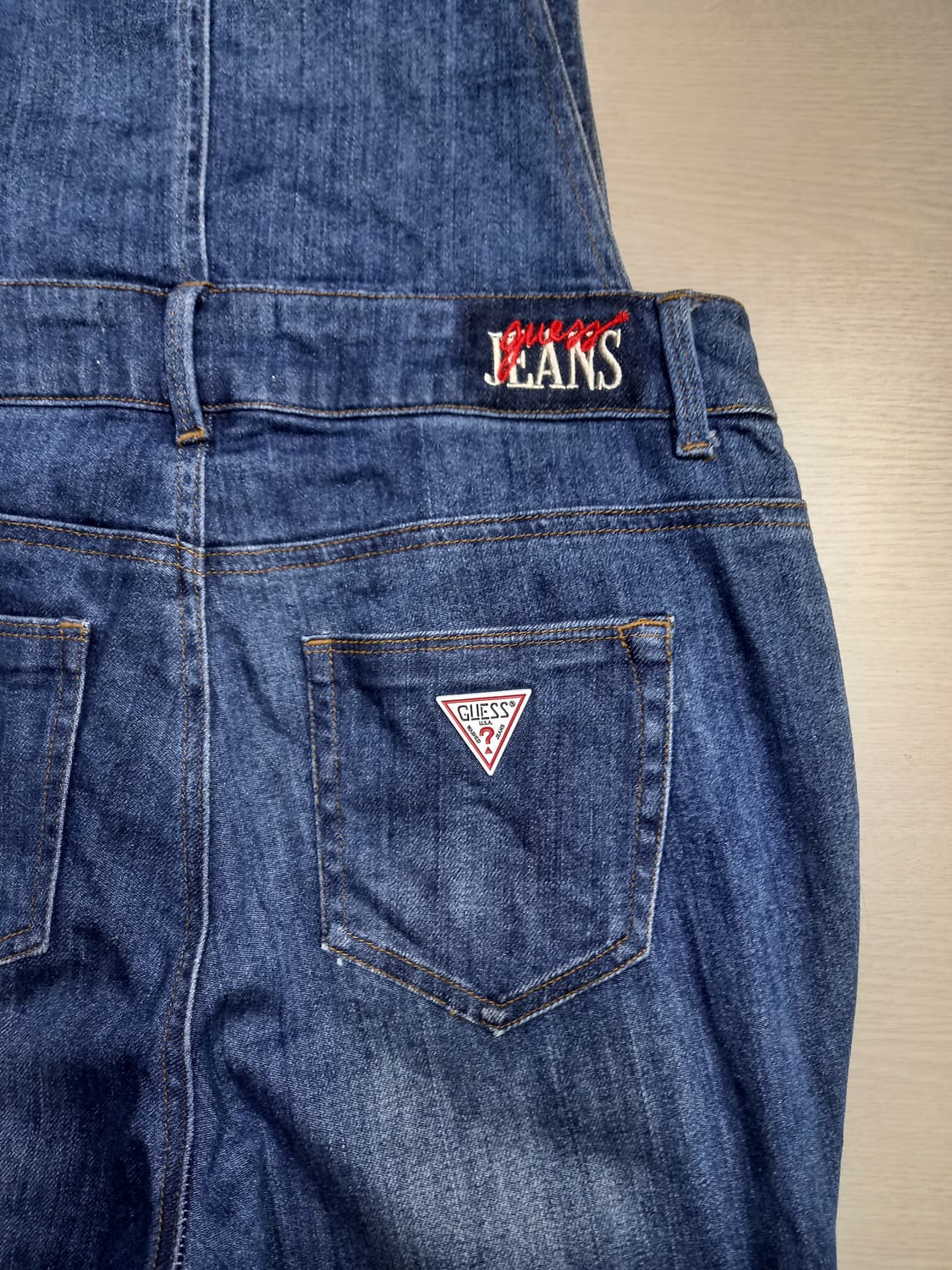 26 GUESS 멜빵 워싱 스판 부츠컷 26-612 상품이미지5