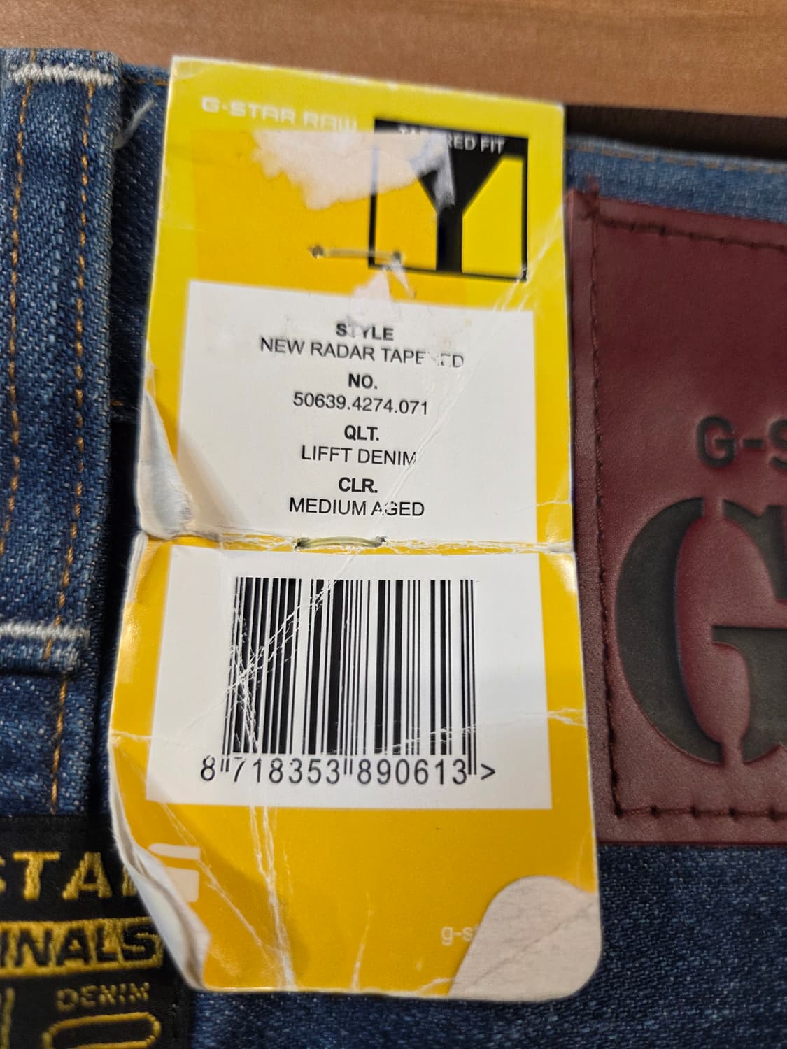 G-Star RAW 워싱 데님 청바지(W31/L32) 상품이미지6