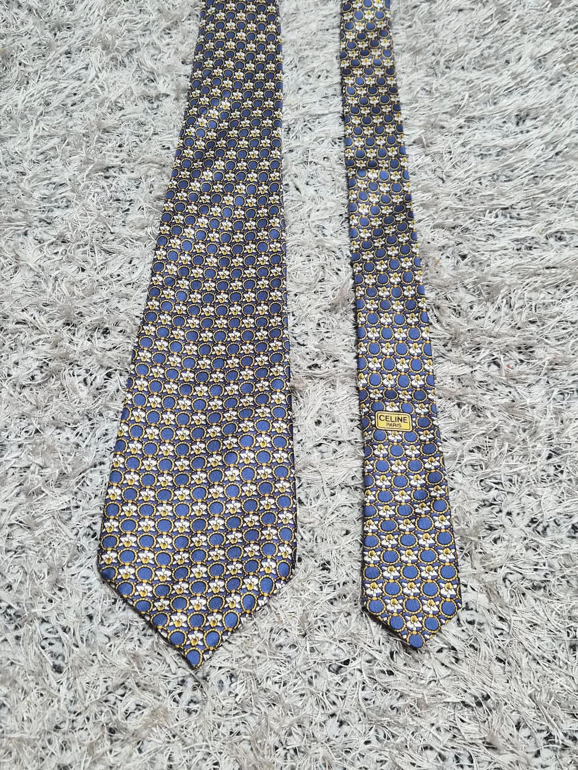 셀린느Celine 플라워 패턴 넥타이 Free - N38 상품이미지5