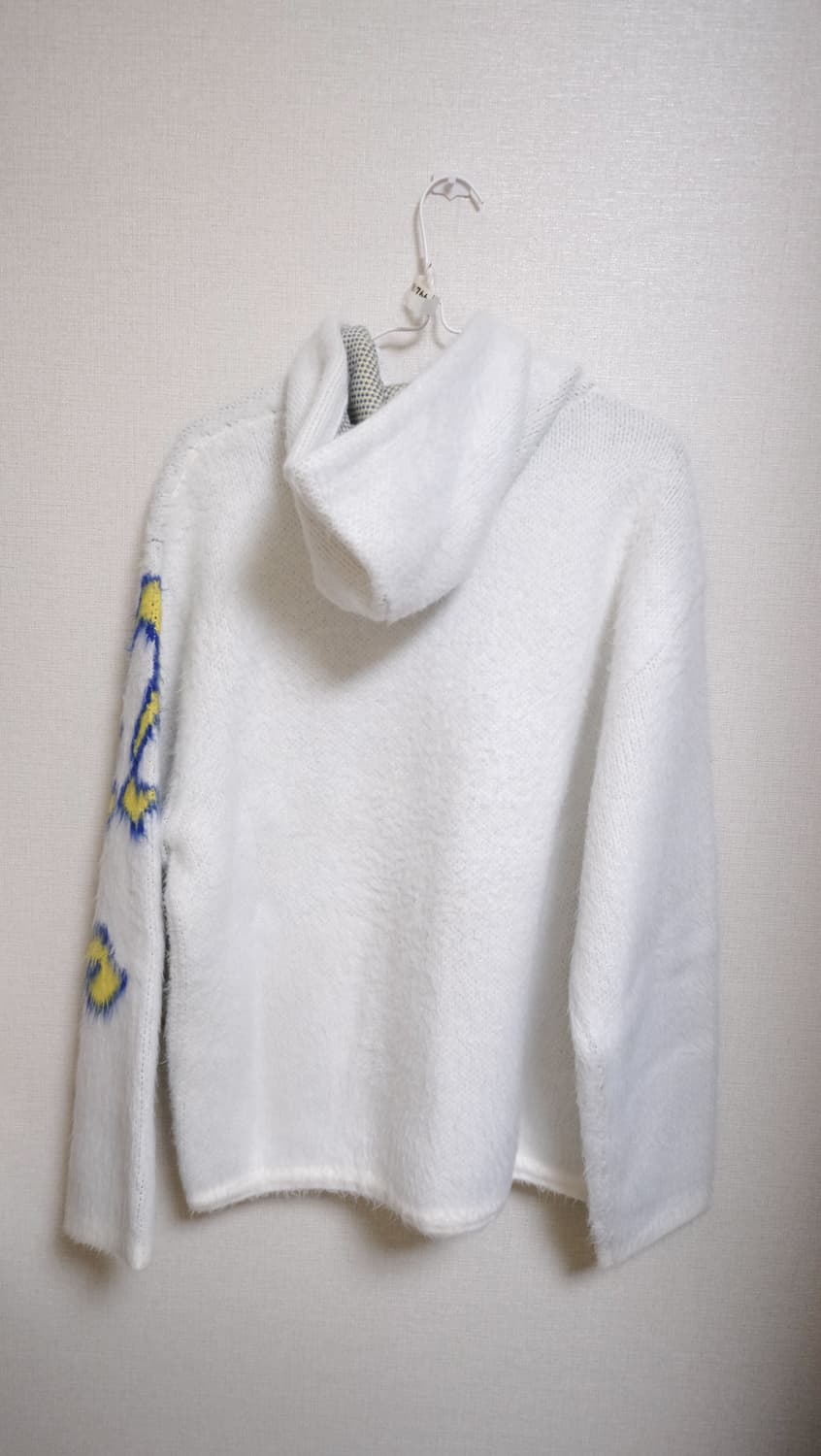 슈프림 24FW 후드집업 화이트 상품이미지3