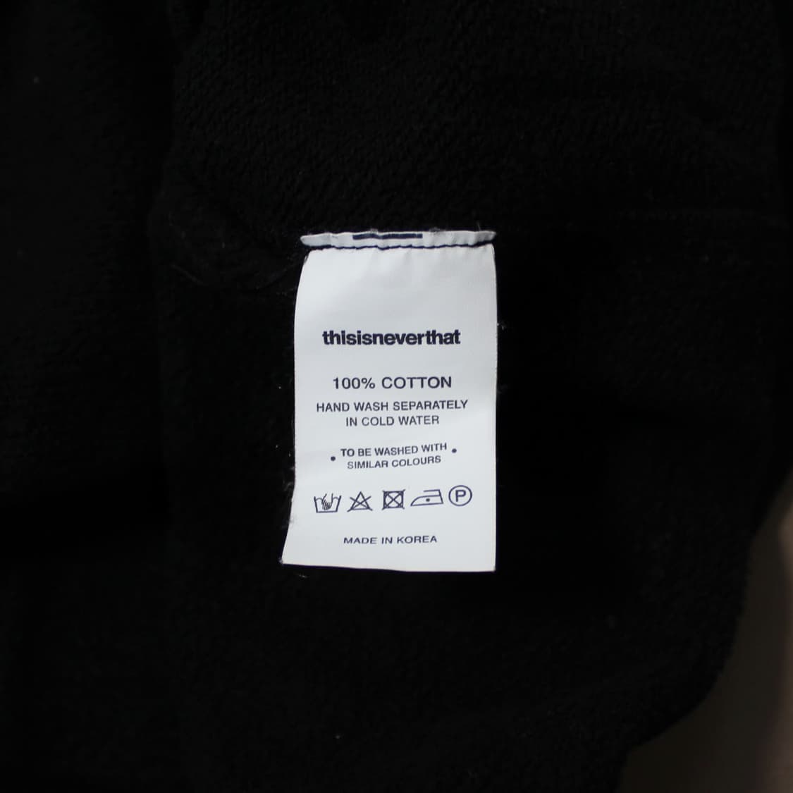Thisisneverthat 디스이즈네버댓 백프린팅 그래픽 후드 블랙 상품이미지9