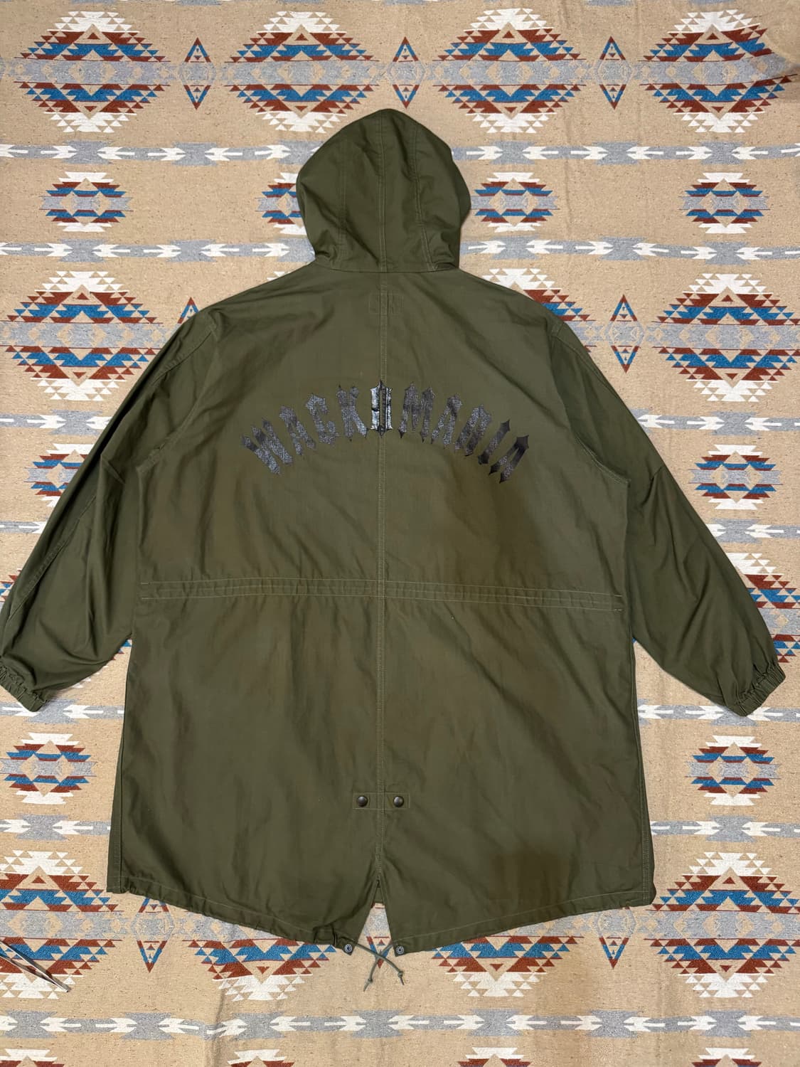 [XL] 와코마리아 M-48 모즈 코트 카키 상품이미지5