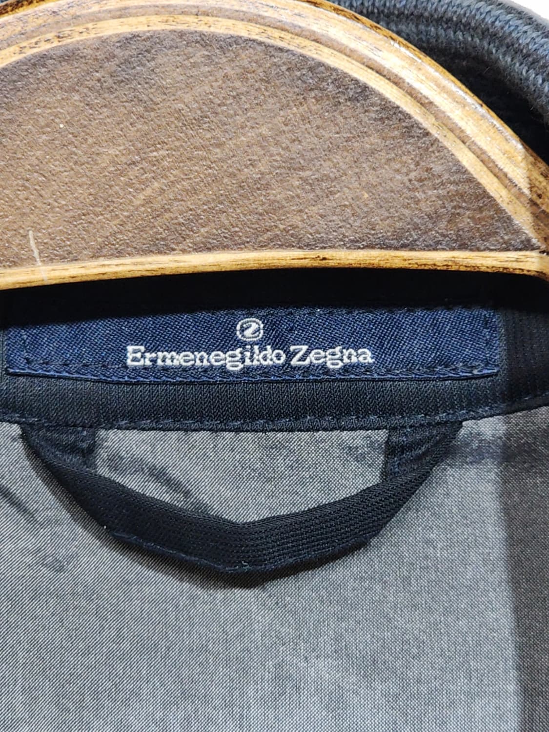 (L) 에르메네질도 제냐 점퍼 블랙 코팅자켓 이태리판  상품이미지3