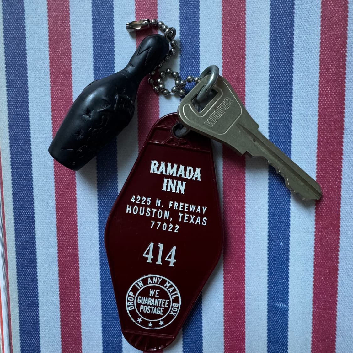 빈티지 핀볼 Texas inn 키 키체인 키링 참 열쇠고리 3p 상품이미지2