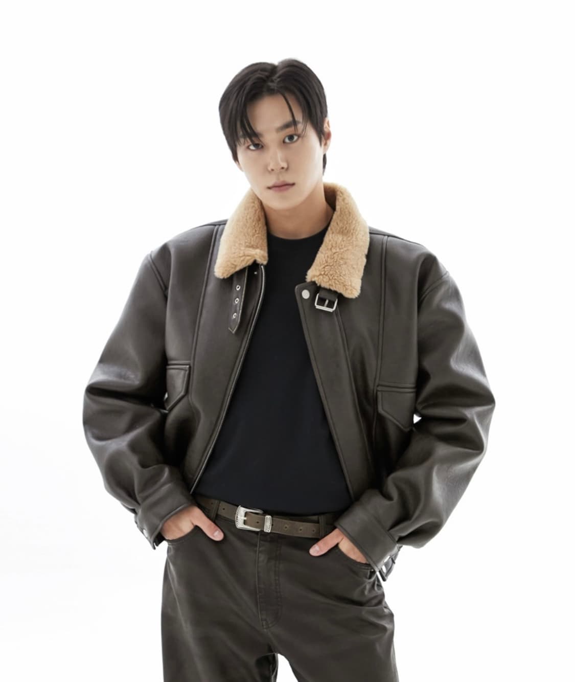 스페로네 A-2 레더 무스탕 자켓 상품이미지1