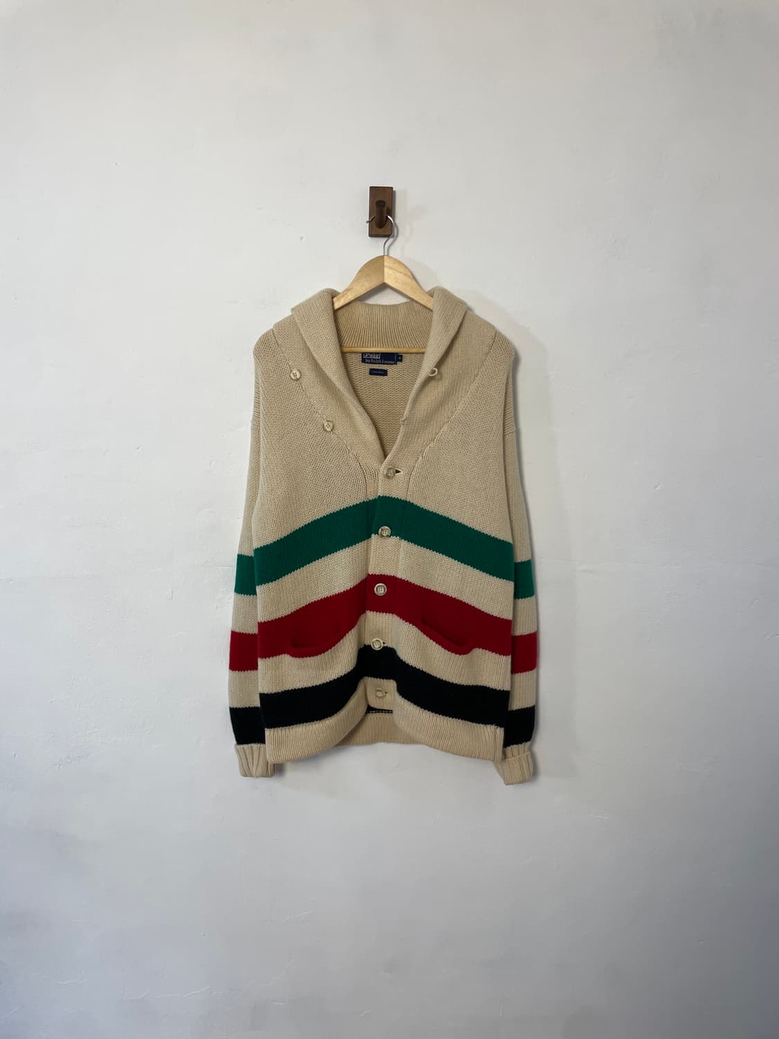 폴로 숄카라 가디건  상품이미지1