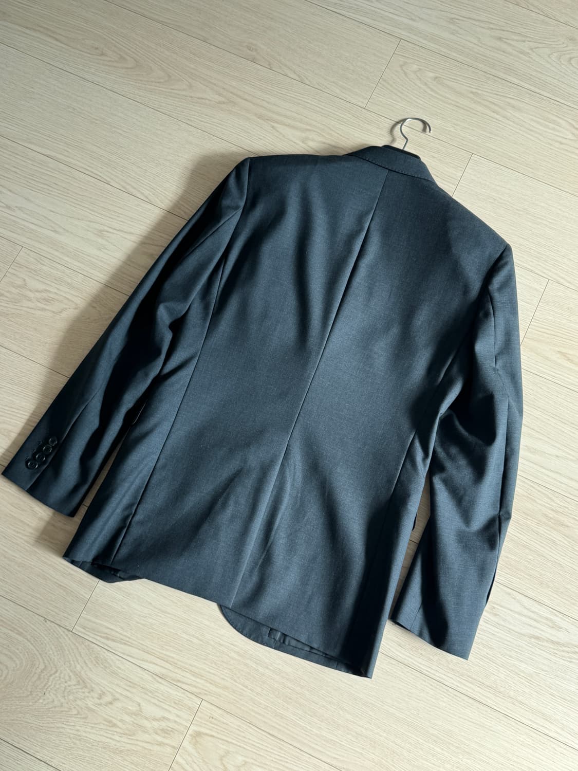 서커스폴스 노치드 투버튼 자켓 차콜 2 상품이미지6