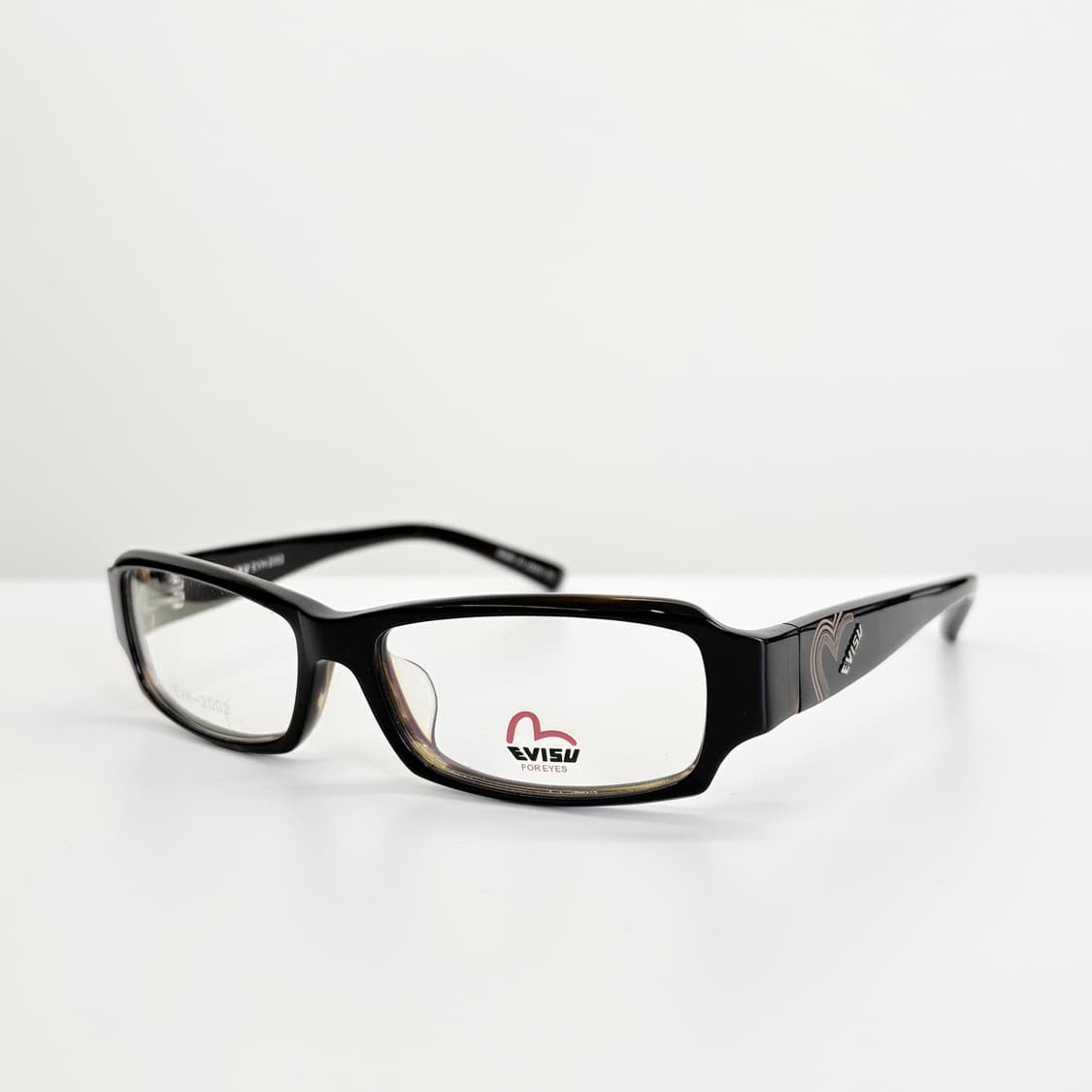 EVISU 에비수 다크브라운 빈티지 뿔테 상품이미지1