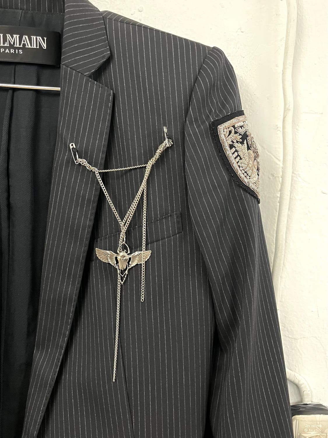 발망 2011SS 데카르넹 세이프티핀 체인 블레이저 상품이미지4