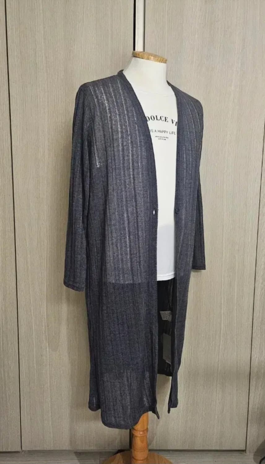 몽탁 MONTAGUT 린넨 롱가디건 95 새상품 / 백화점 브랜드 상품이미지6