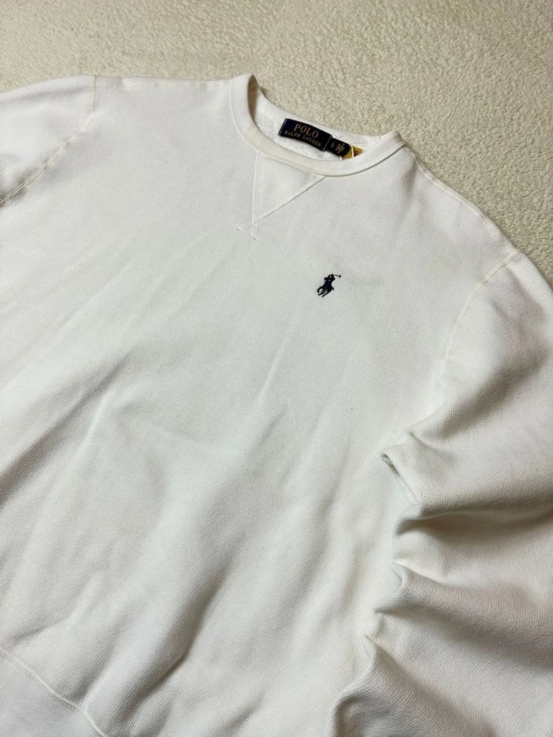 폴로 랄프로렌 로고 큐알 크루넥 맨투맨 PN6344    상품이미지2