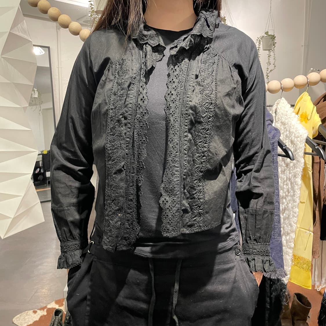 꼼데가르송 크로셰 디테일 셔츠 상품이미지5