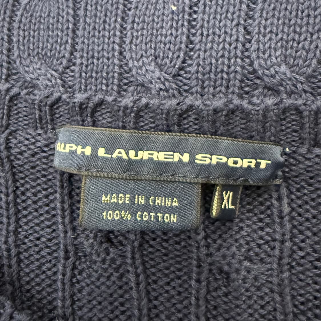 폴로 랄프로렌 스포츠 네이비 반팔 니트 상품이미지4