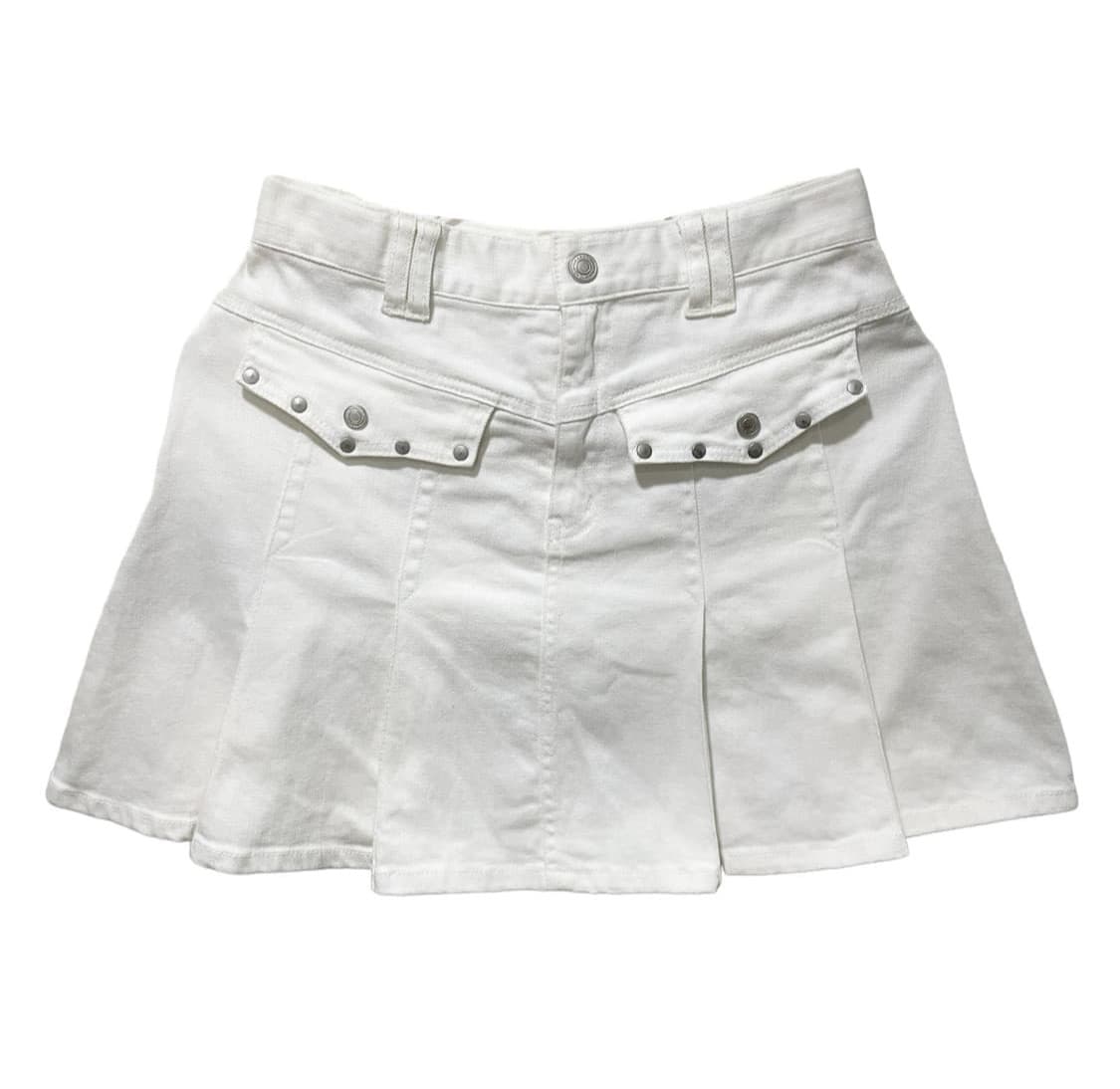 vintage white mini skirt 상품이미지1