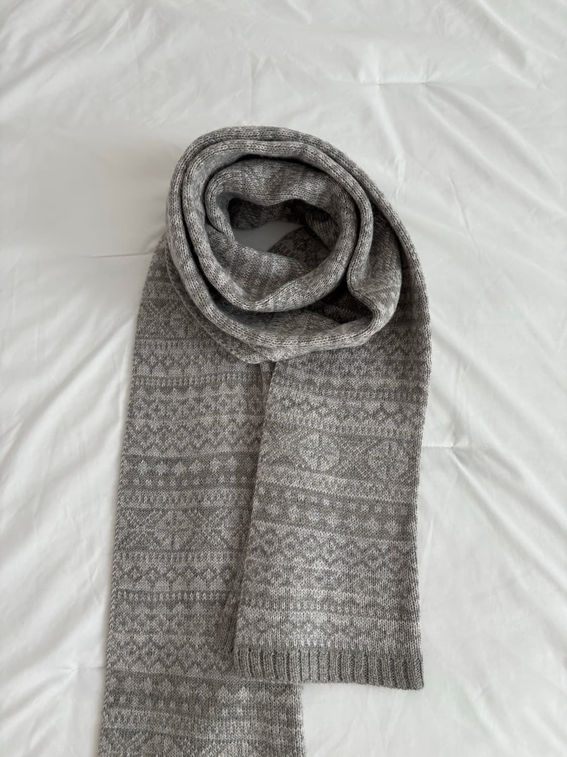 nordic pattern muffler 노르딕 패턴 목도리 상품이미지2