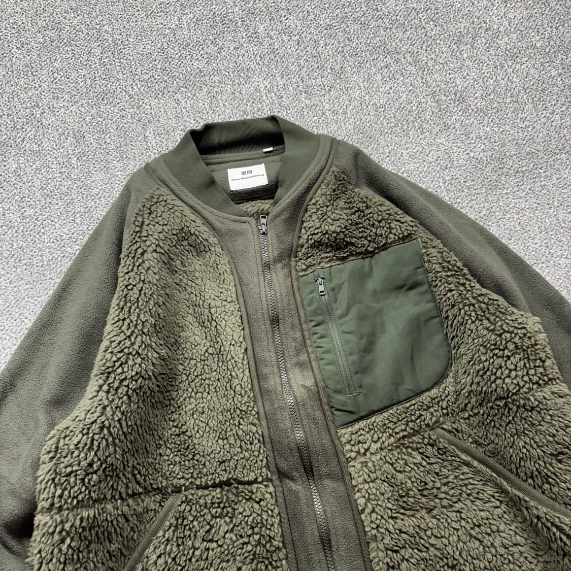 유니클로 x 화이트마운티니어링 플리스 집업 상품이미지2