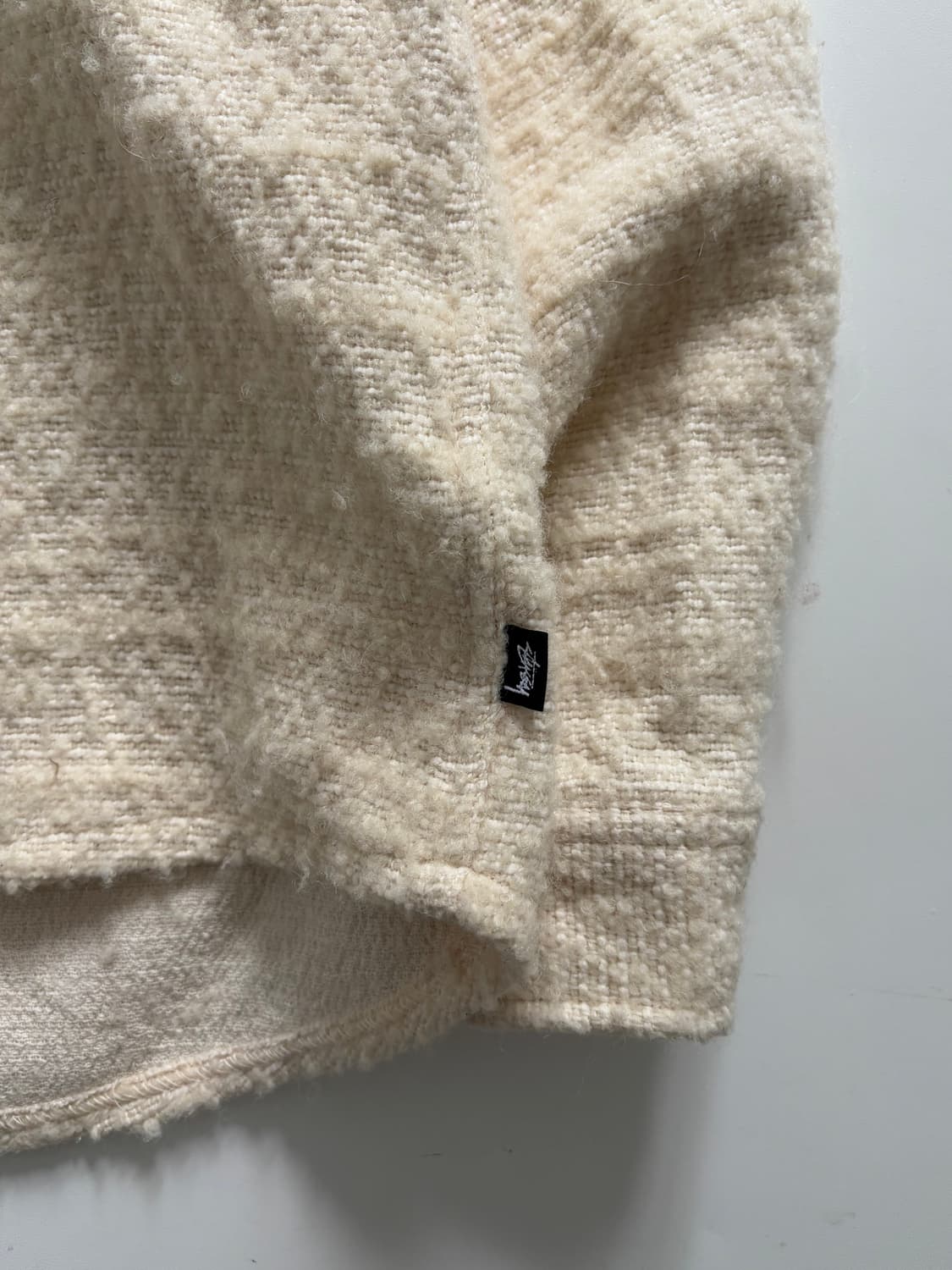 Stussy 스투시 부클 아이보리 CPO 셔츠 상품이미지5