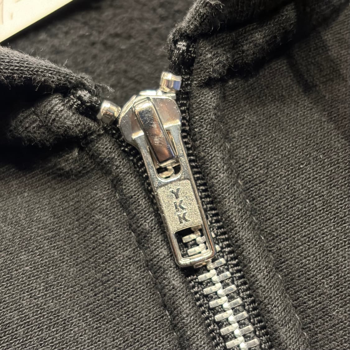 [L] 스투시 블랙 빅로고 스웻 후드집업 C349 상품이미지6