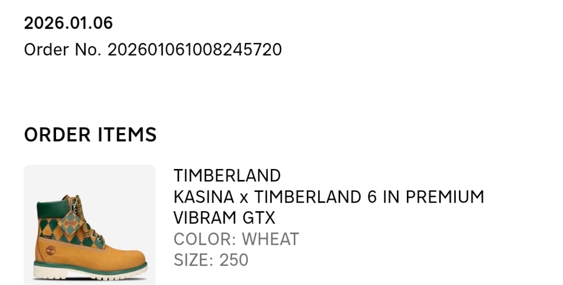 팀버랜드 카시나 6인치 고어텍스 부츠 250 상품이미지2