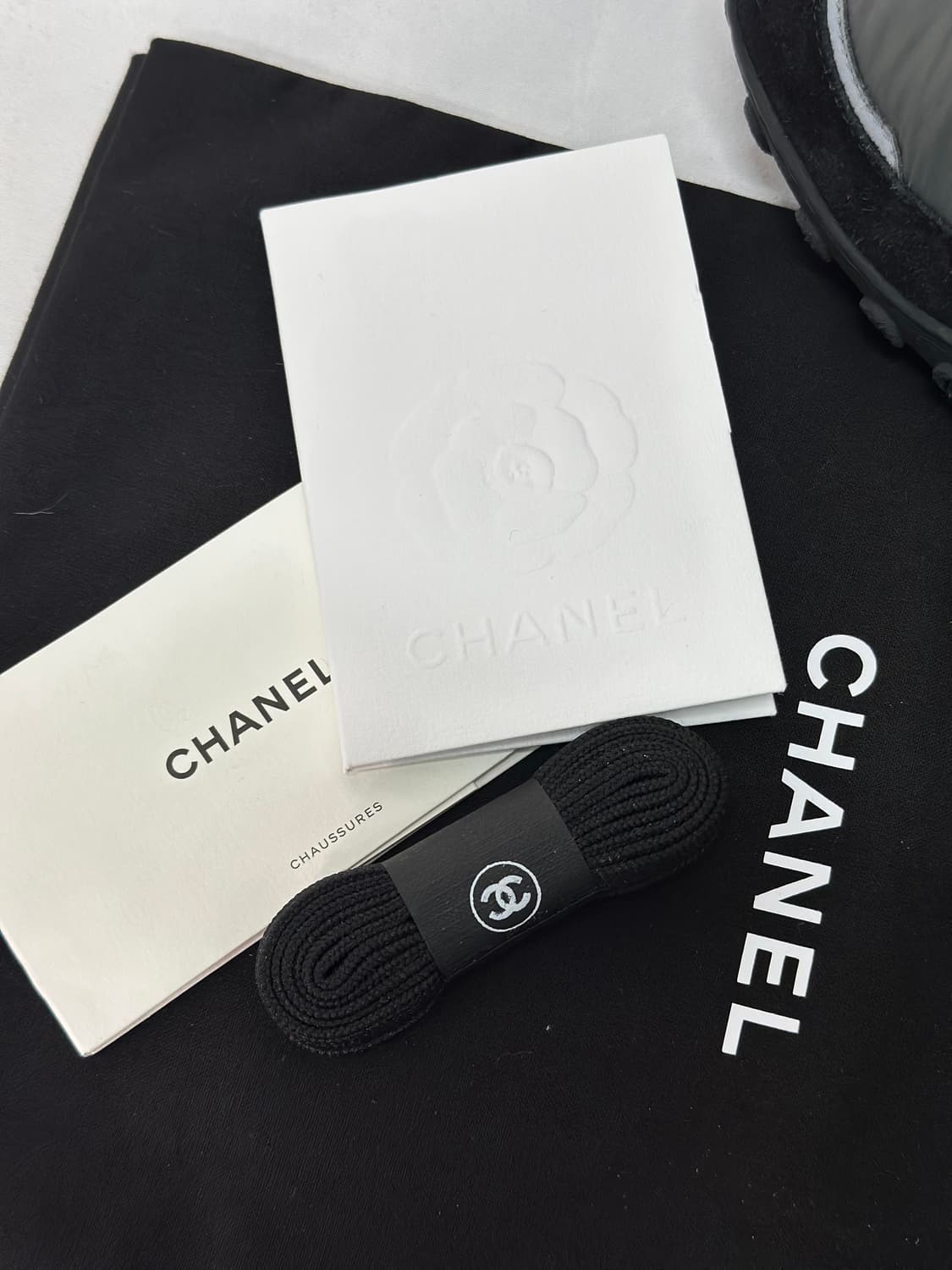 [풀구성/38] 샤넬 CC로고 레터링 스니커즈 상품이미지8