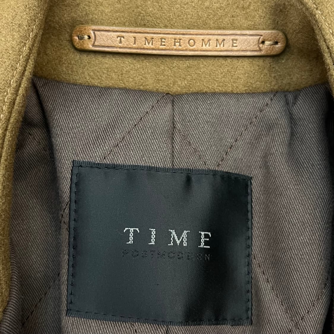 타임 옴므 남성 울 100% 더블 자켓 (100) 상품이미지3