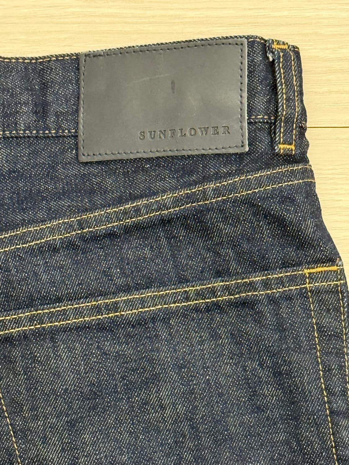 선플라워 Straight Twist 인디고 데님 상품이미지3