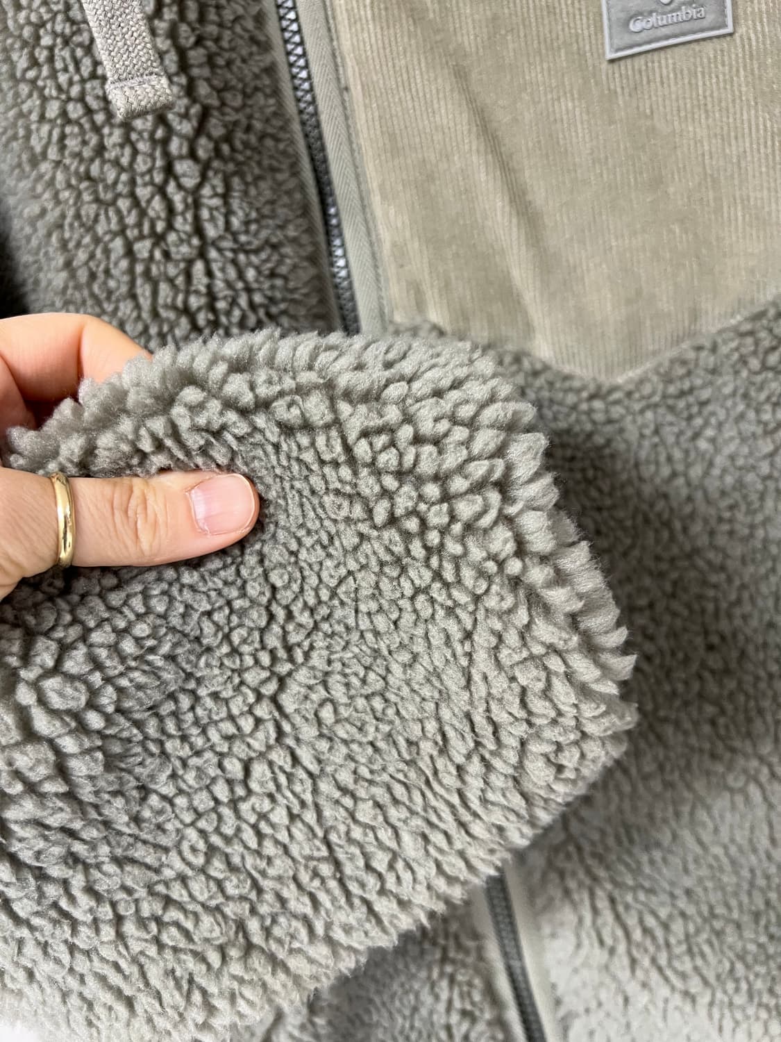 컬럼비아 뽀글이 후드 자켓 옴니히트 남여공용 S 상품이미지5