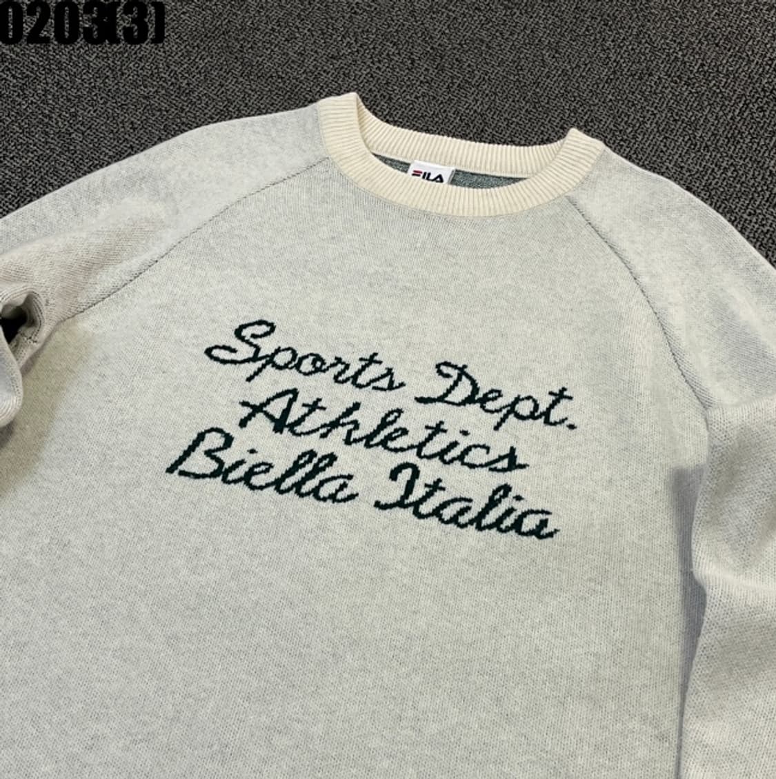 휠라 니트 스웨터 상품이미지2