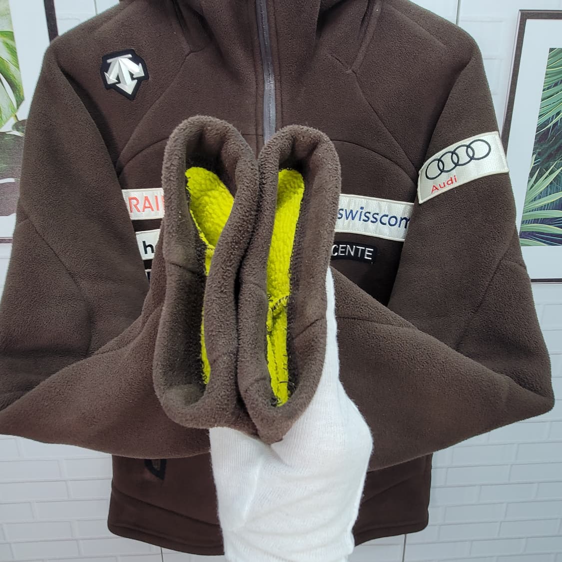 데상트 아우디 레플리카 후리스 집업 자켓 95사이즈 상품이미지9