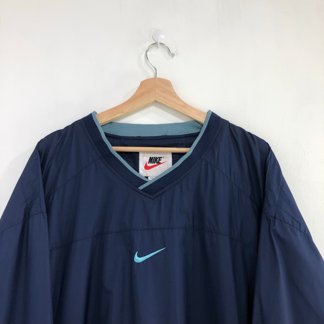 나이키 네이비 브이넥 웜업 상품이미지3