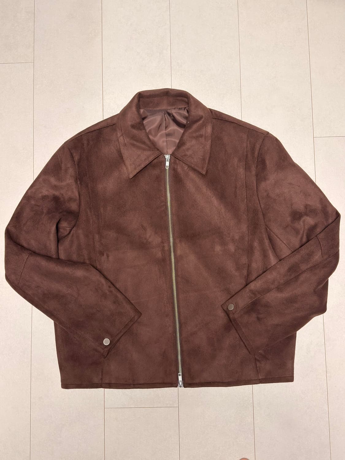 드로우핏 DRAW FIT 크레센트 스웨이드 자켓 M 최상급 상품이미지3