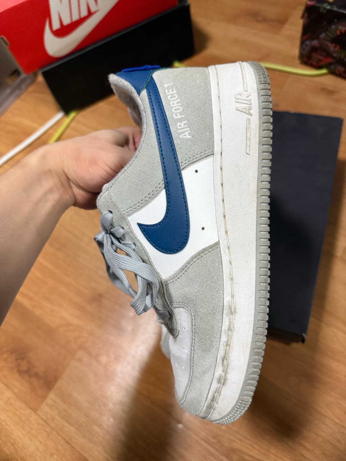 [245] 나이키 에어포스1 '07 LV8 라이트 스모크 그레이 상품이미지8