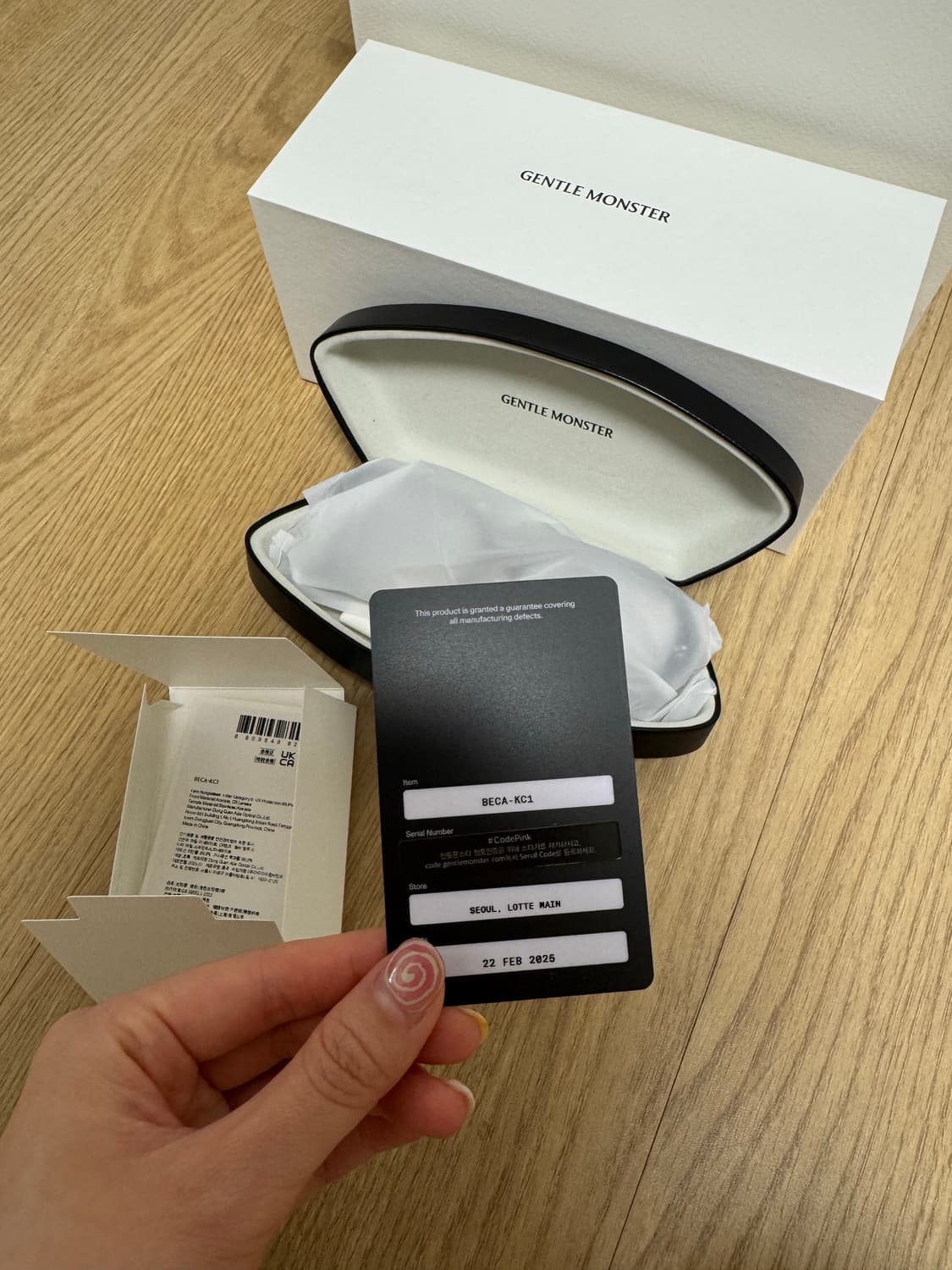 젠틀몬스터 베카 KC1 그린 클리어 안경 상품이미지7